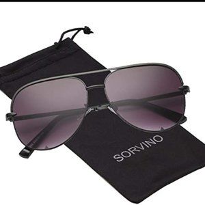 SORVINO Aviator Sunglasses for Women Oversized
